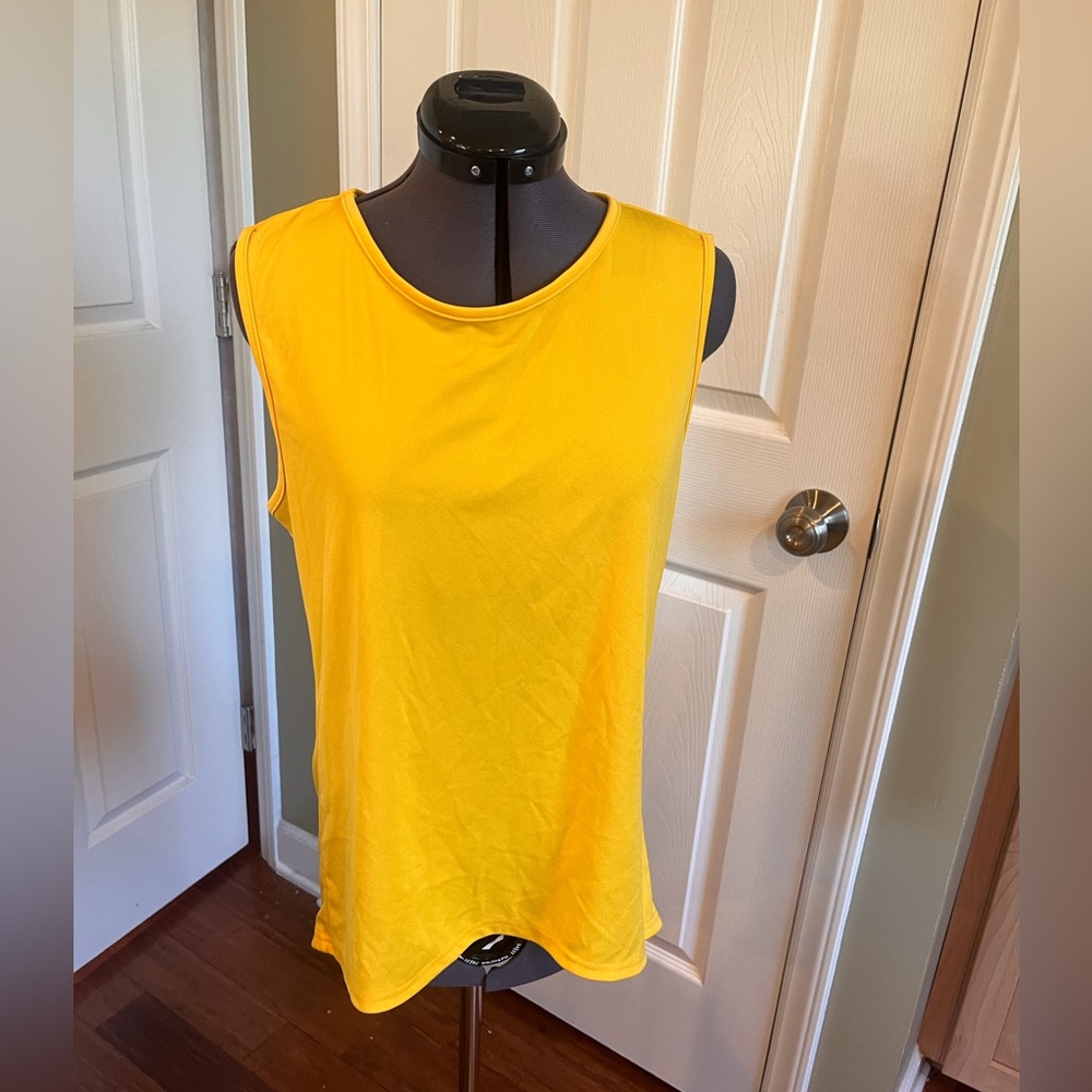 Gold yellow top with back wrap style
